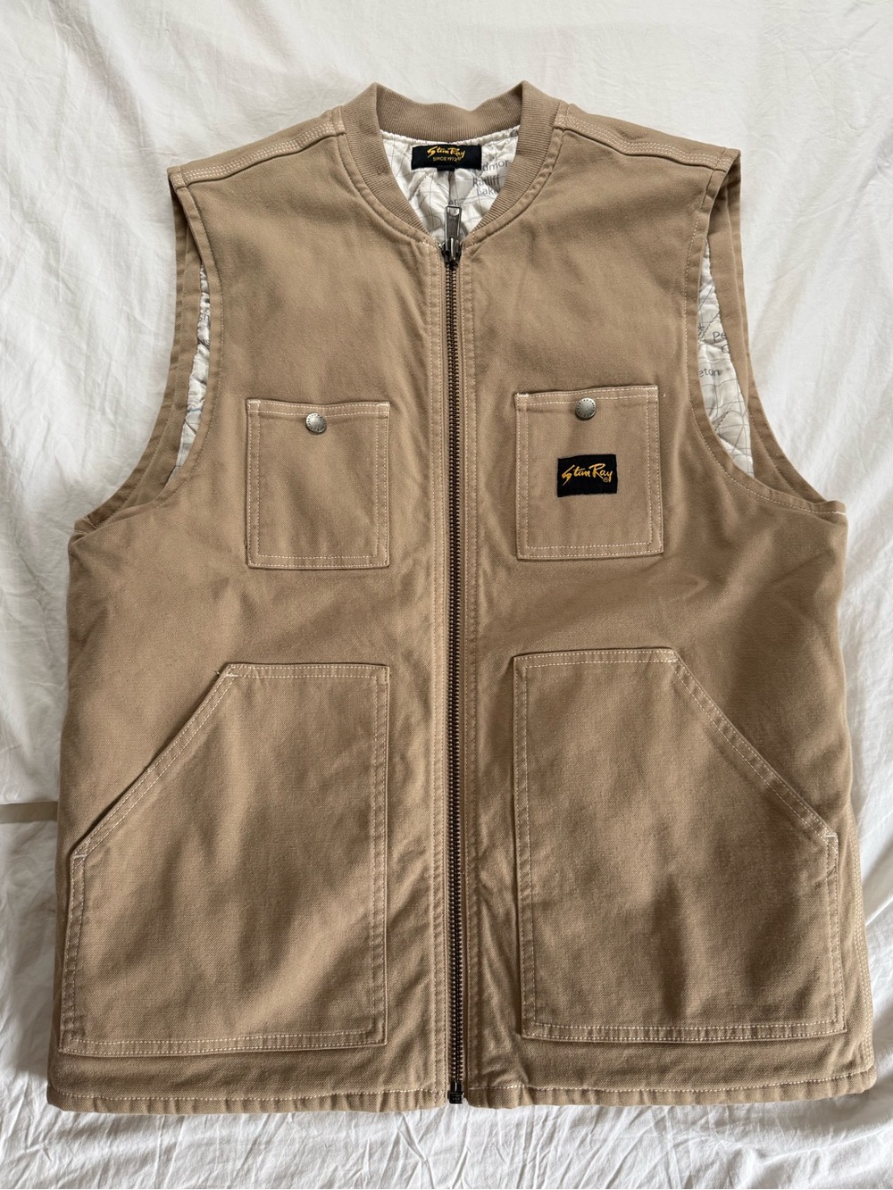 STAN RAY | Men’s M Khaki Utility Work Vest